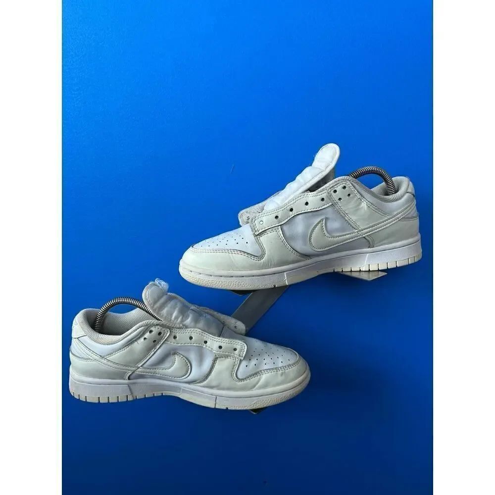 Nike Dunk Low Retro Coconut Milk White Sail DD1503-121 Women Size 9.5 no lace